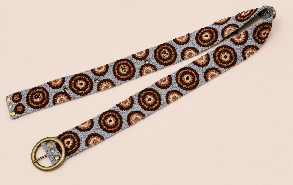 Earth Circle Ayacucho Embroidered Belt