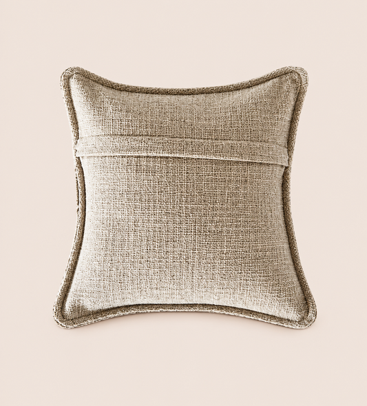 Andean Handwoven Sheep Wool Cushion – horizontal stripes