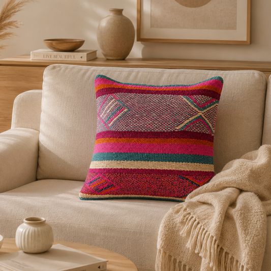 Diamond Pattern Cushion Cover