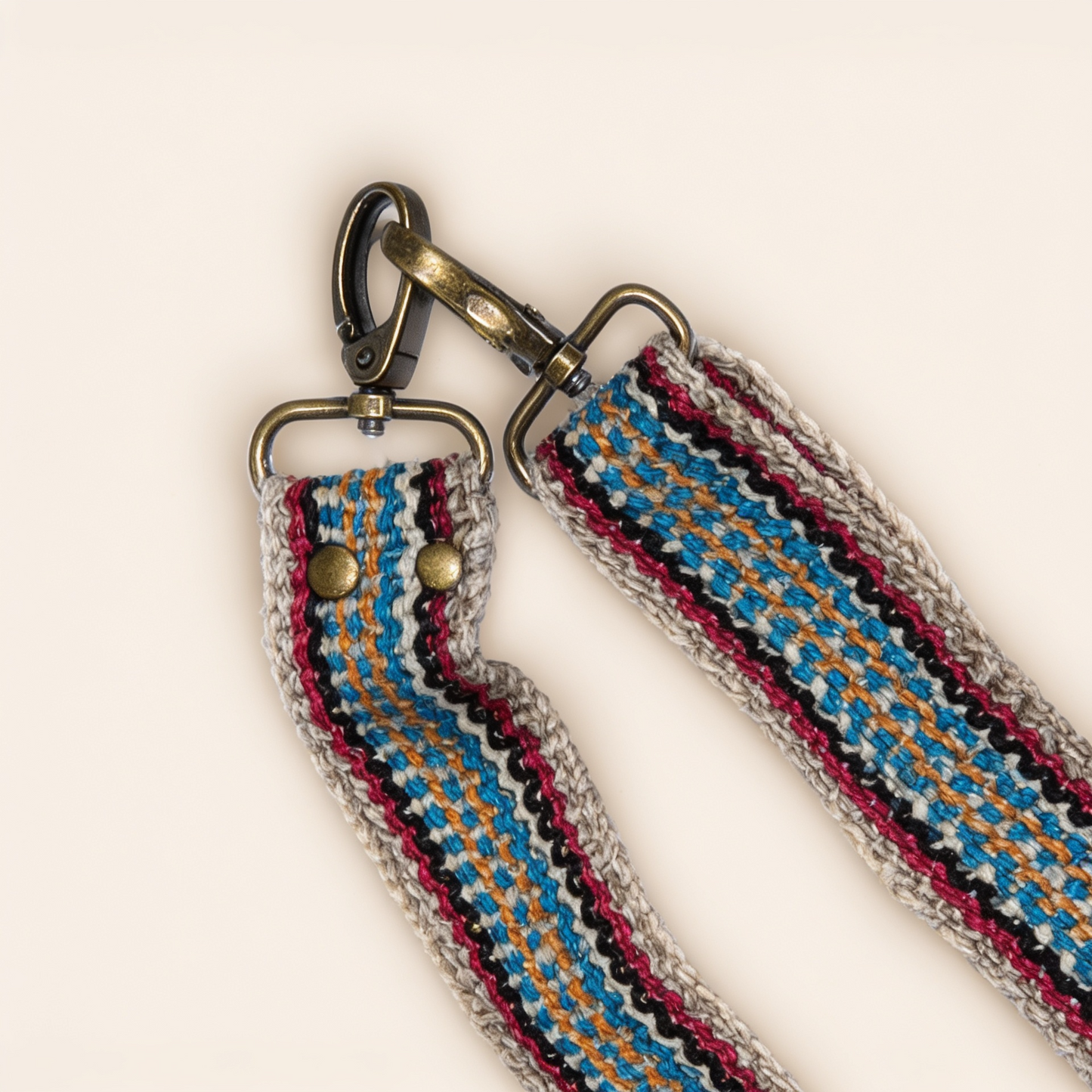 Beige Adjustable Handbag Strap
