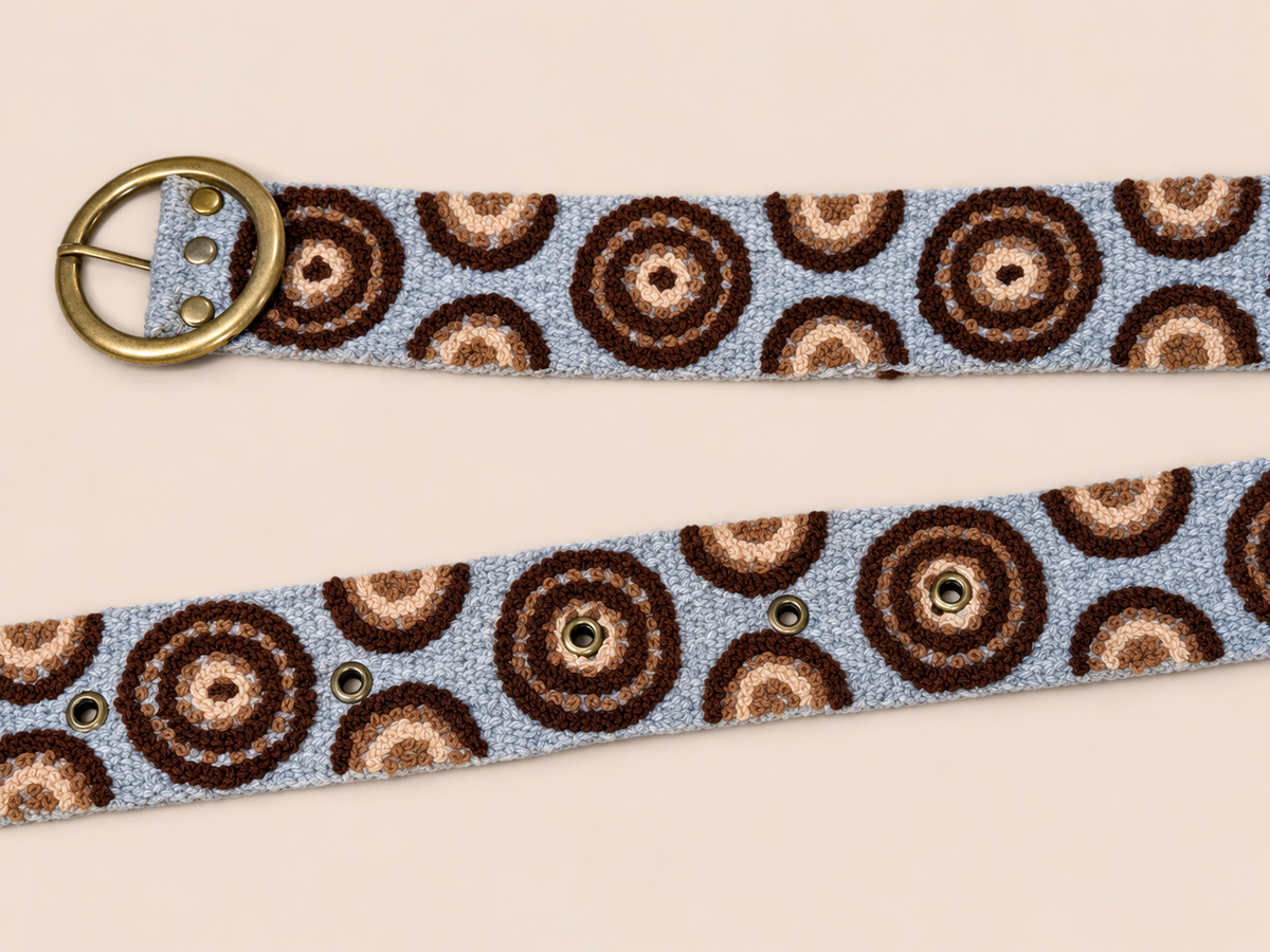 Earth Circle Ayacucho Embroidered Belt