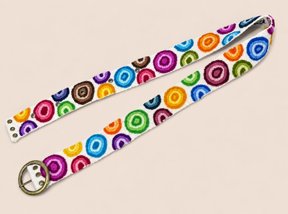 Rainbow Orbit Ayacucho Embroidered Belt