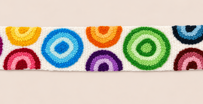 Rainbow Orbit Ayacucho Embroidered Belt