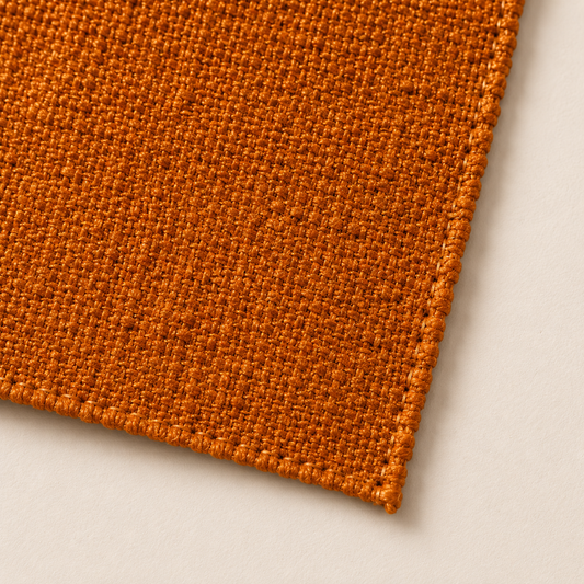Orange Woven Table Runner