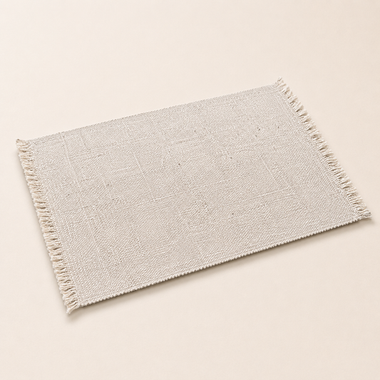Handwoven Beige Placemat