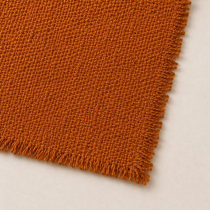 Orange Woven Table Runner