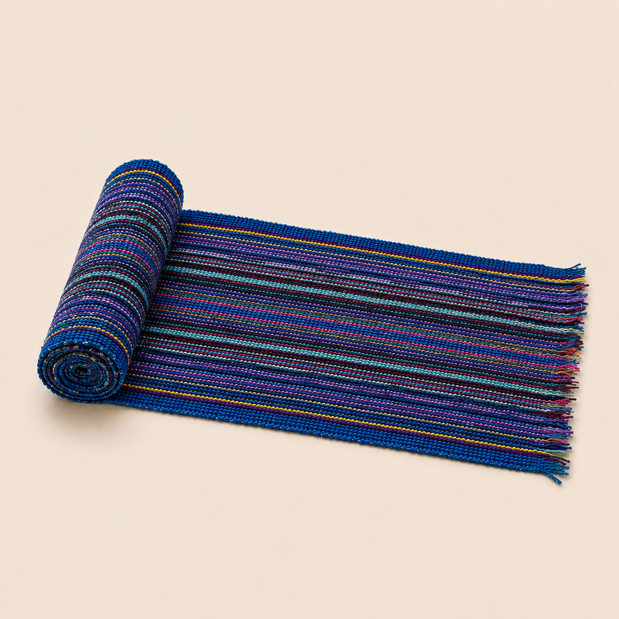 Teal Multicolour Table Runner