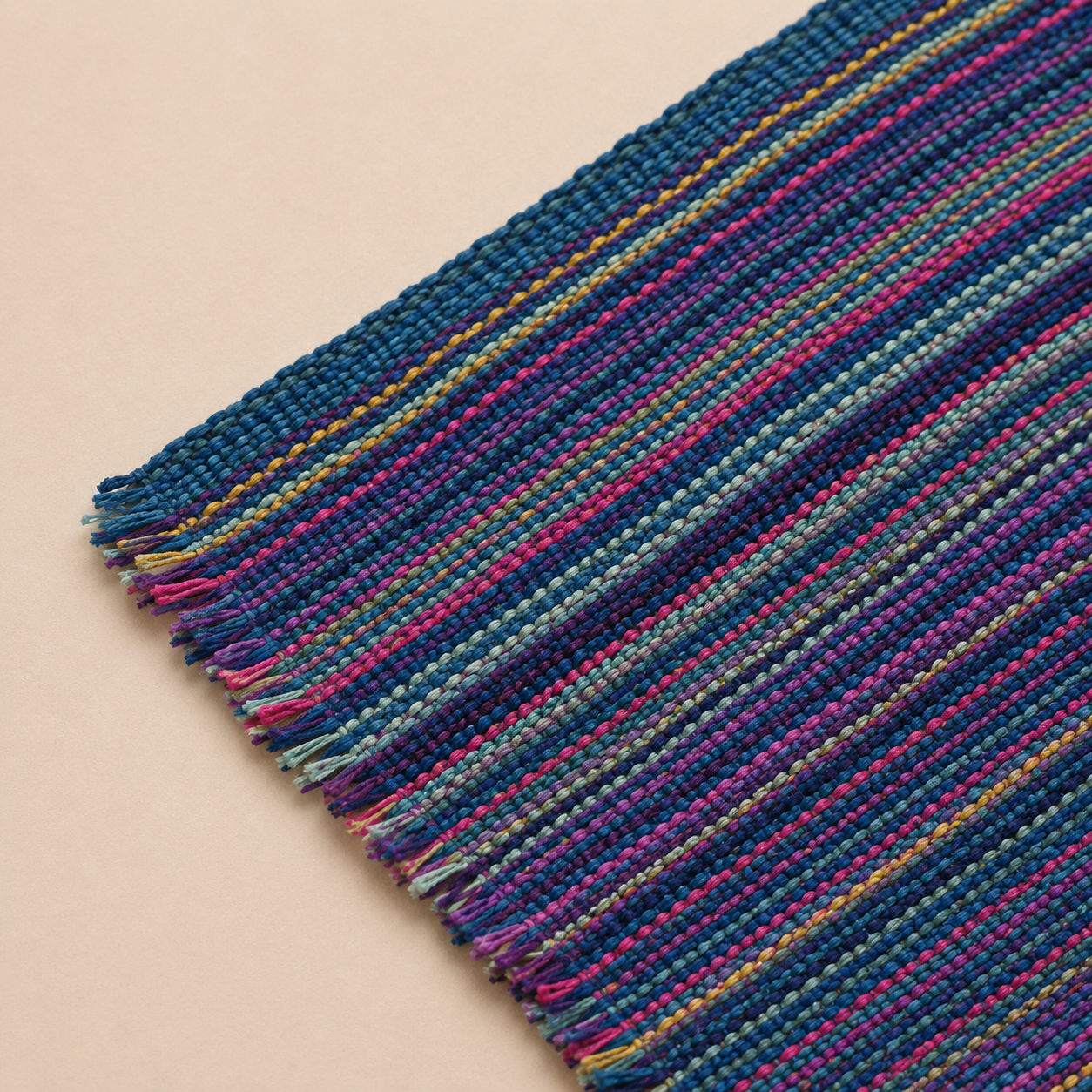 Teal Multicolour Table Runner