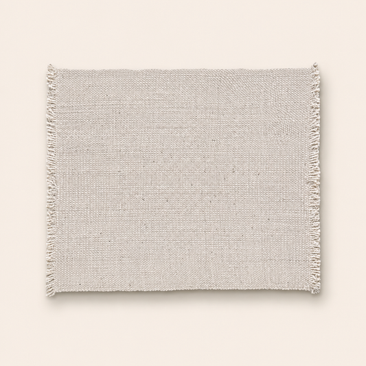 Handwoven Beige Placemat