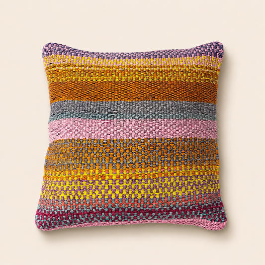 Bright Multicolour Filled Cushion