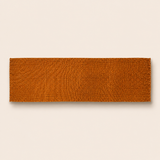 Orange Woven Table Runner