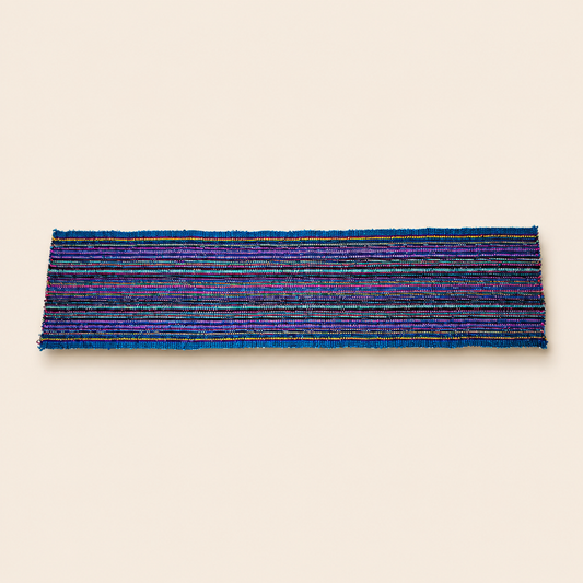 Teal Multicolour Table Runner
