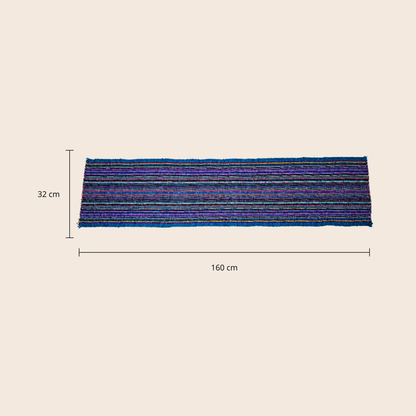 Teal Multicolour Table Runner