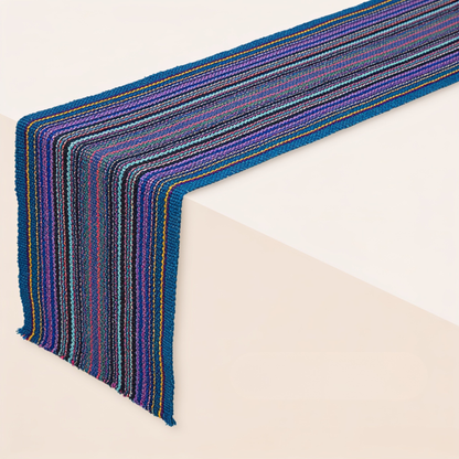 Teal Multicolour Table Runner
