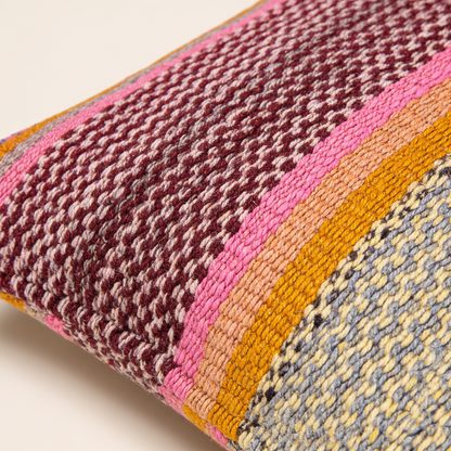 Pink Orange Red Beige Cushion Cover