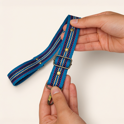 Blue Adjustable Handbag Strap
