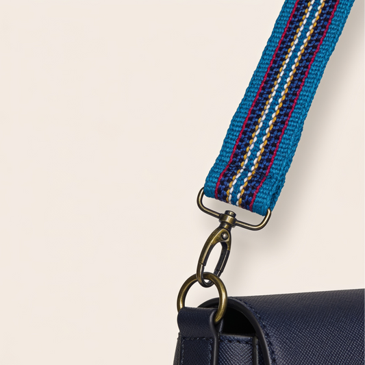 Blue Adjustable Handbag Strap