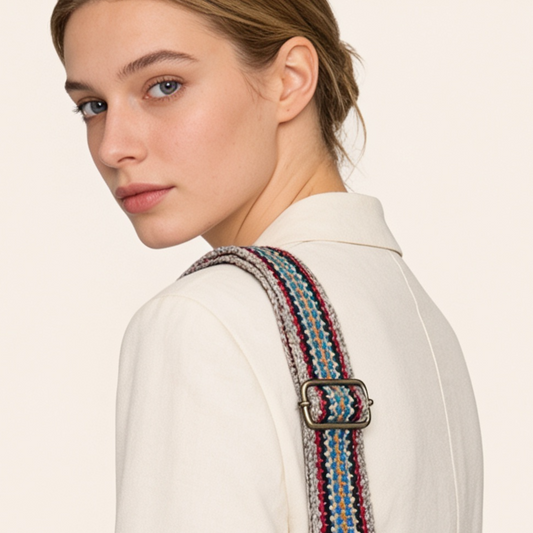 Beige Adjustable Handbag Strap